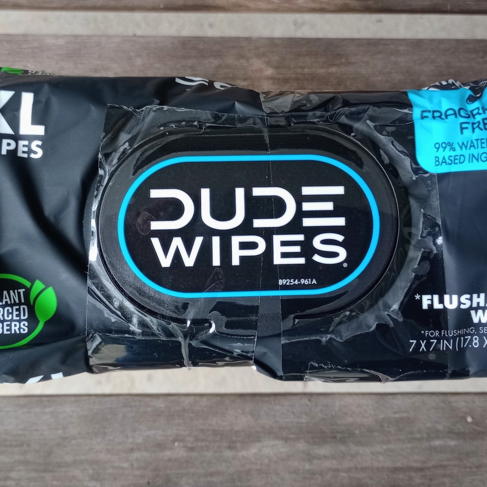 XL Flushable Wipes - Black